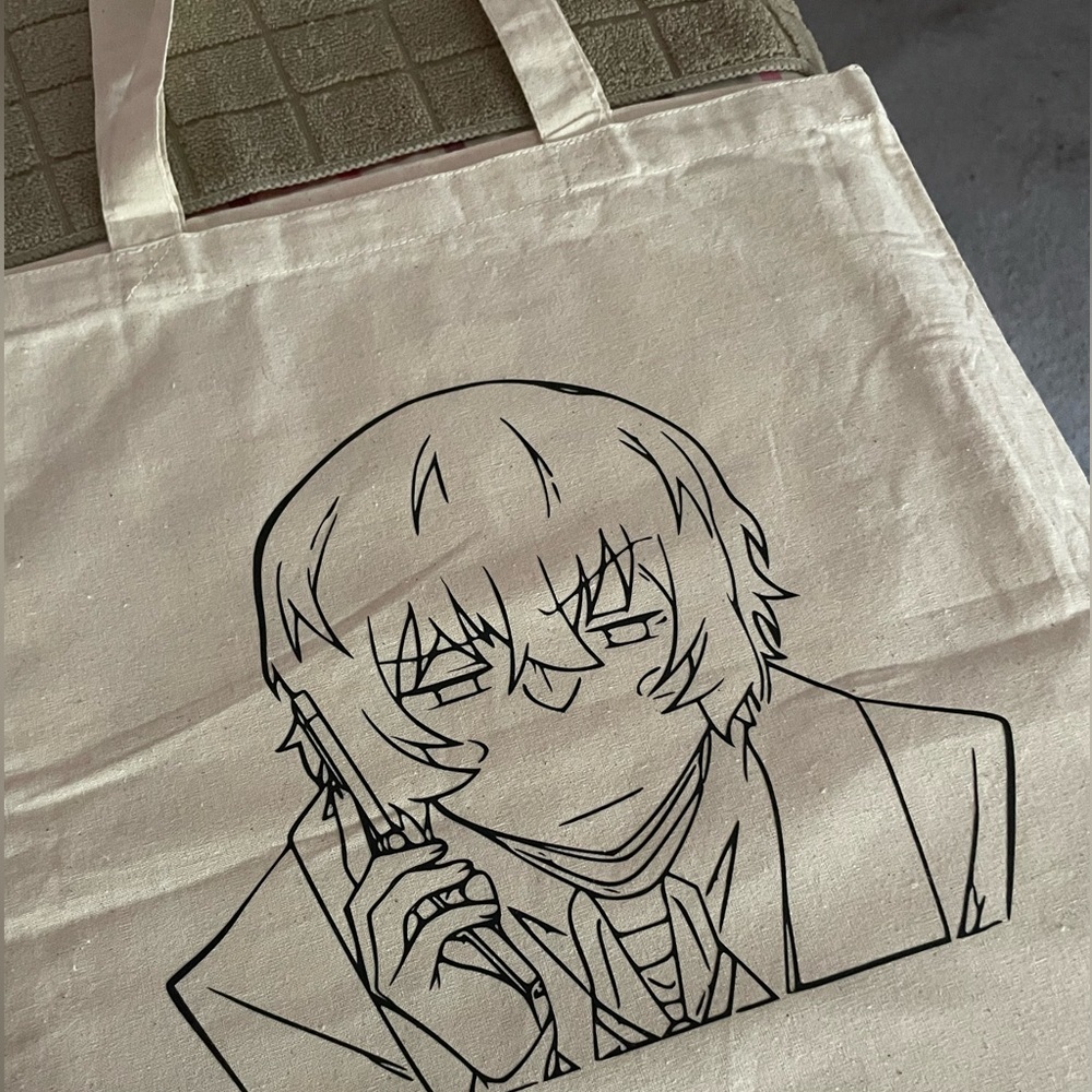 Bungo Stray Dogs Osamu Dazai Tote Bag Custom Made